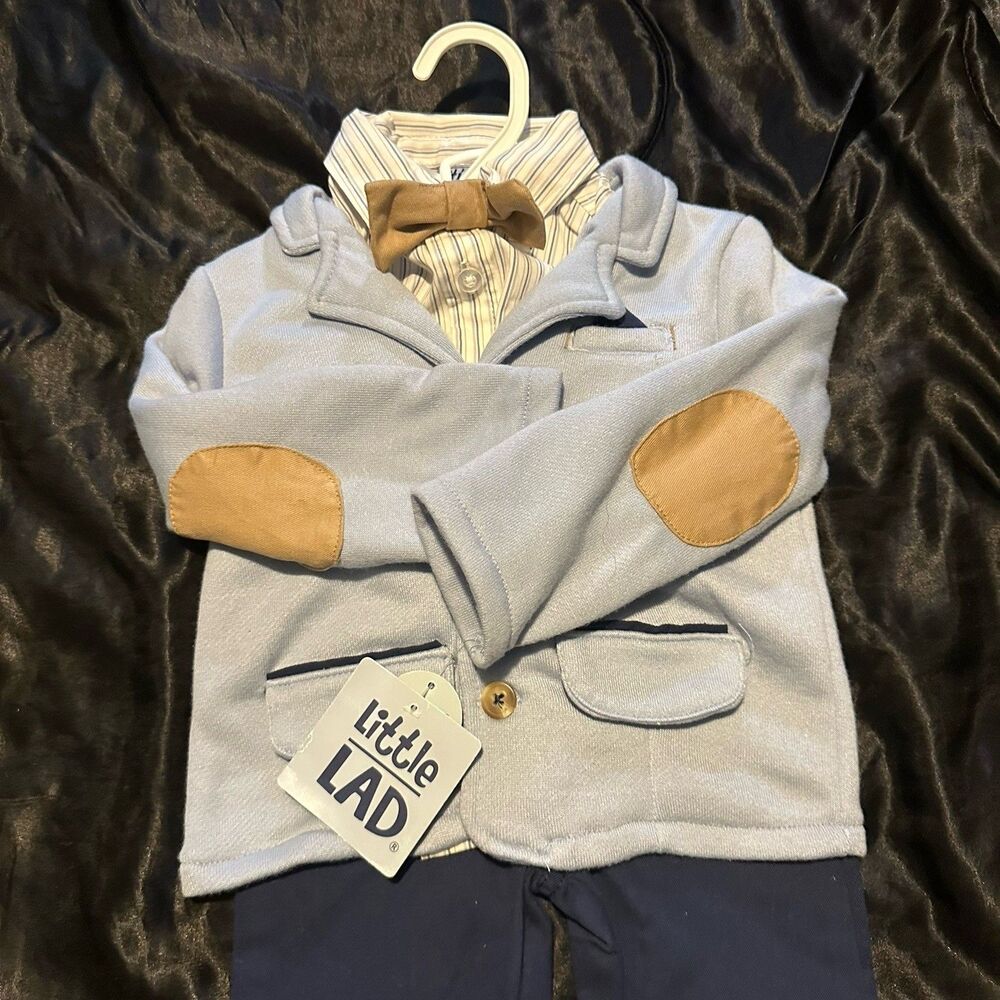 NWT Little Lad 18 months Boys Blue 4 Piece Set